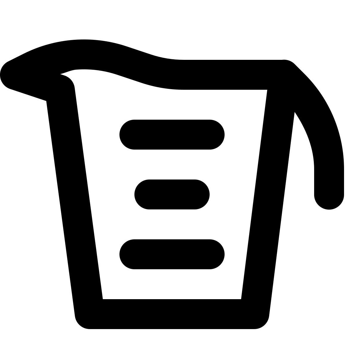 forma regular style 계량컵 icon