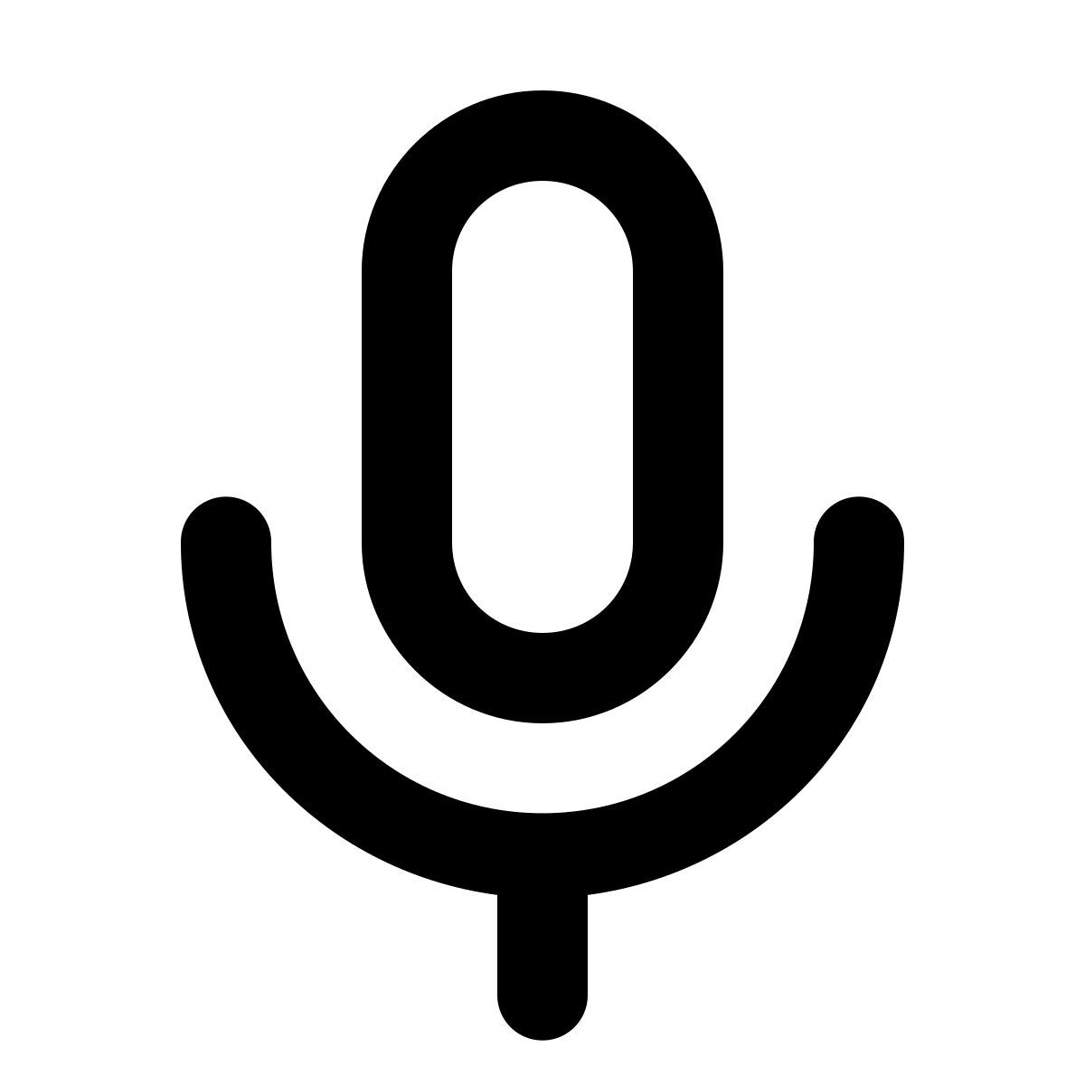 forma regular style 마이크로폰 icon