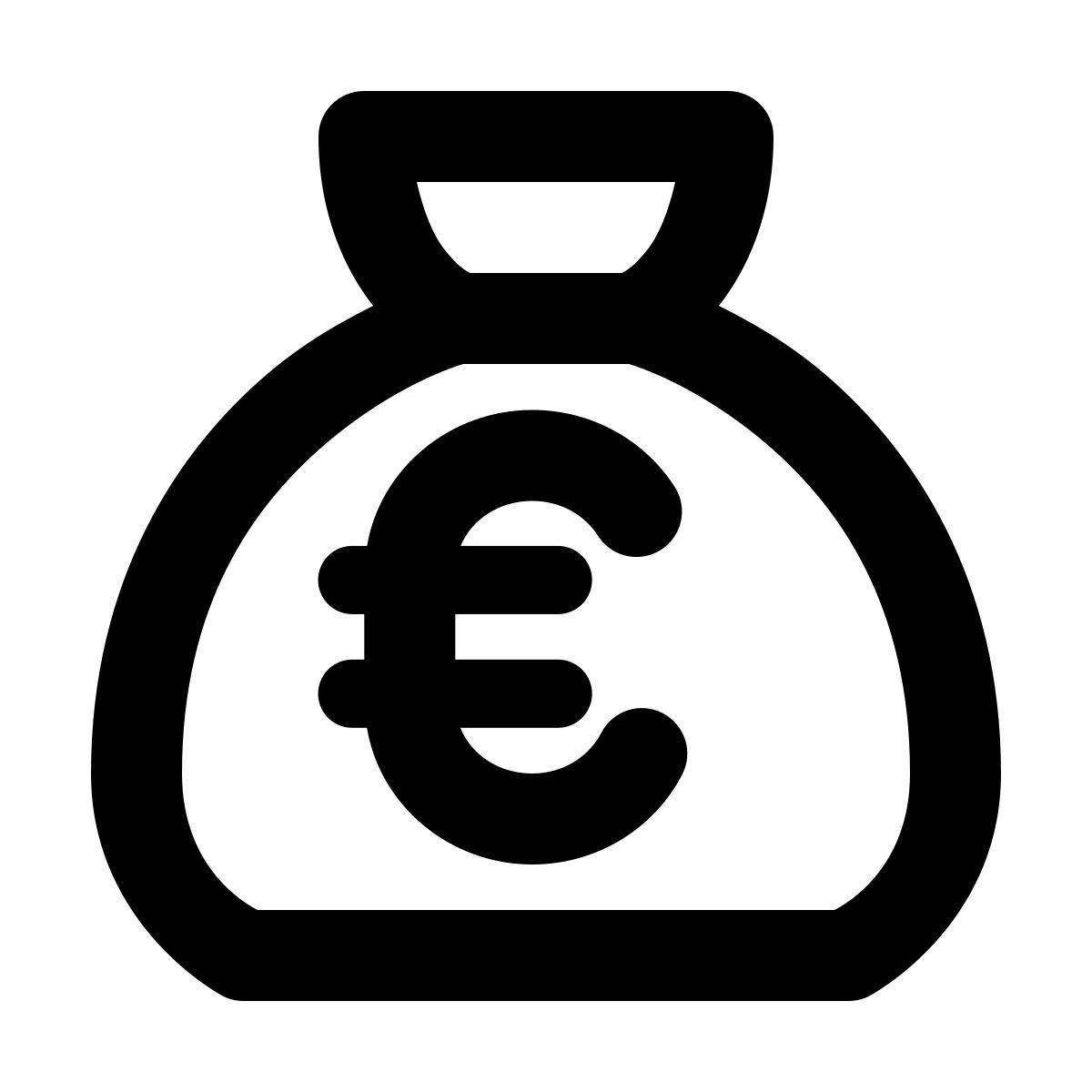 forma regular style euro money icon
