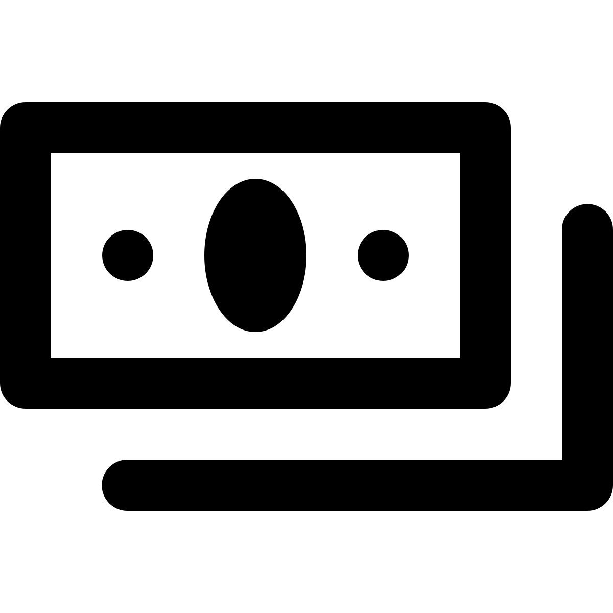 forma regular style cash icon