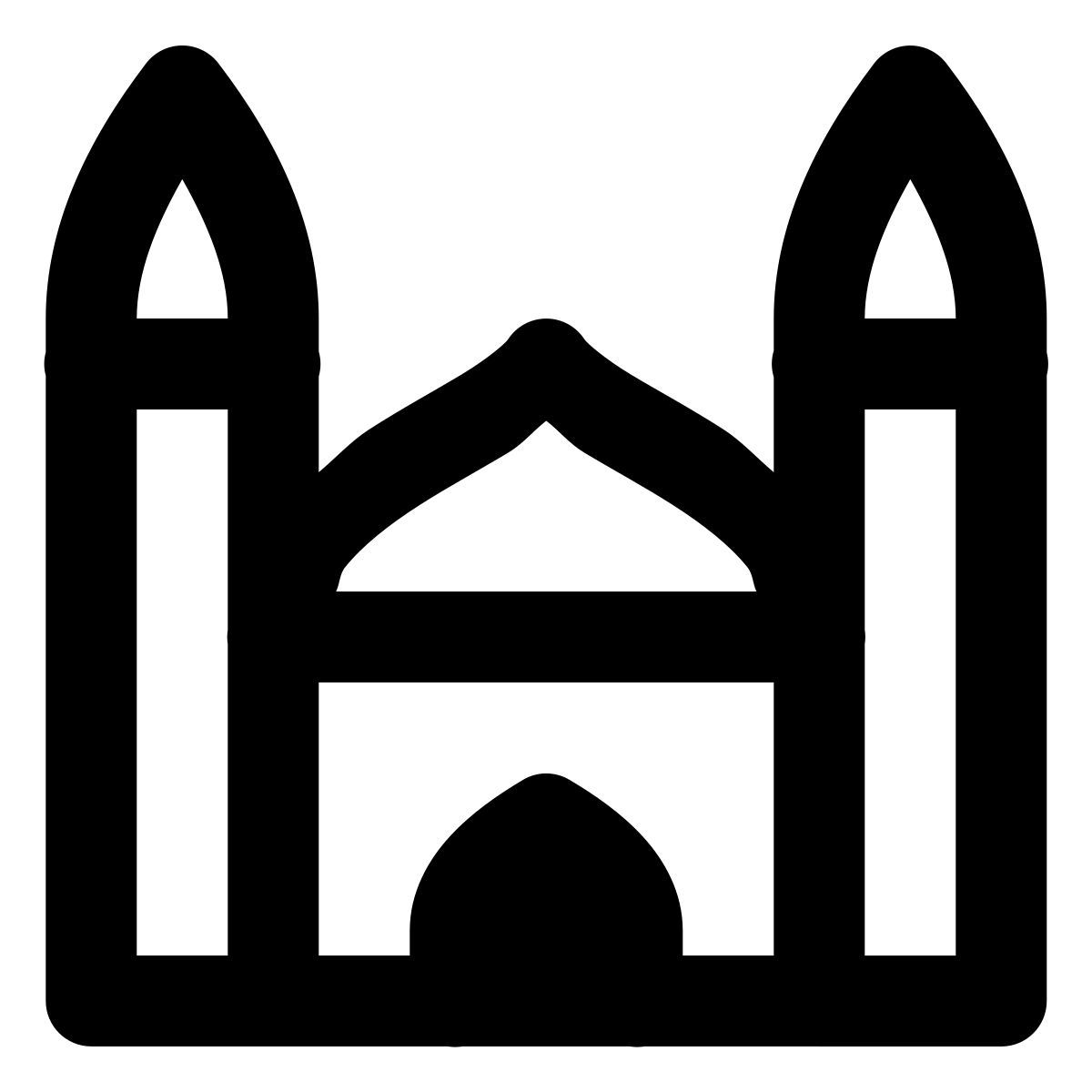 forma regular style musulmano icon