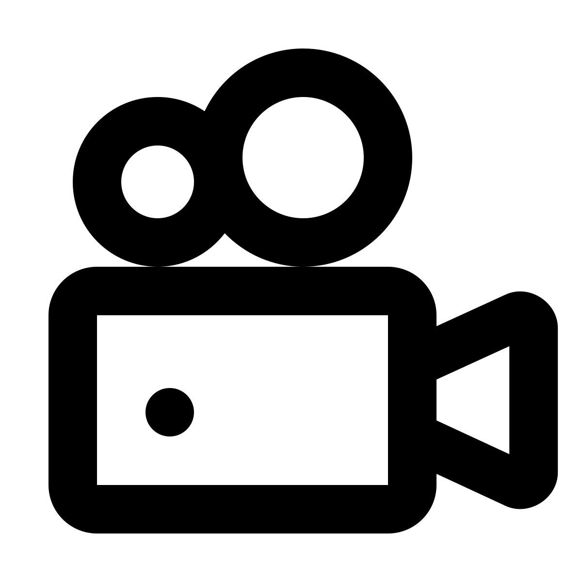 forma regular style proiettore di film icon