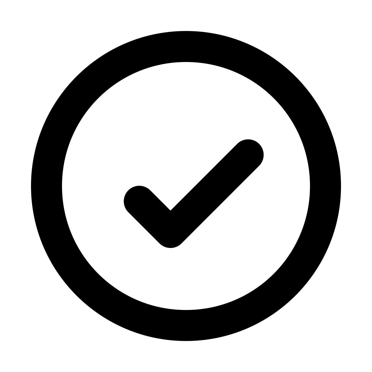 forma regular style check mark icon