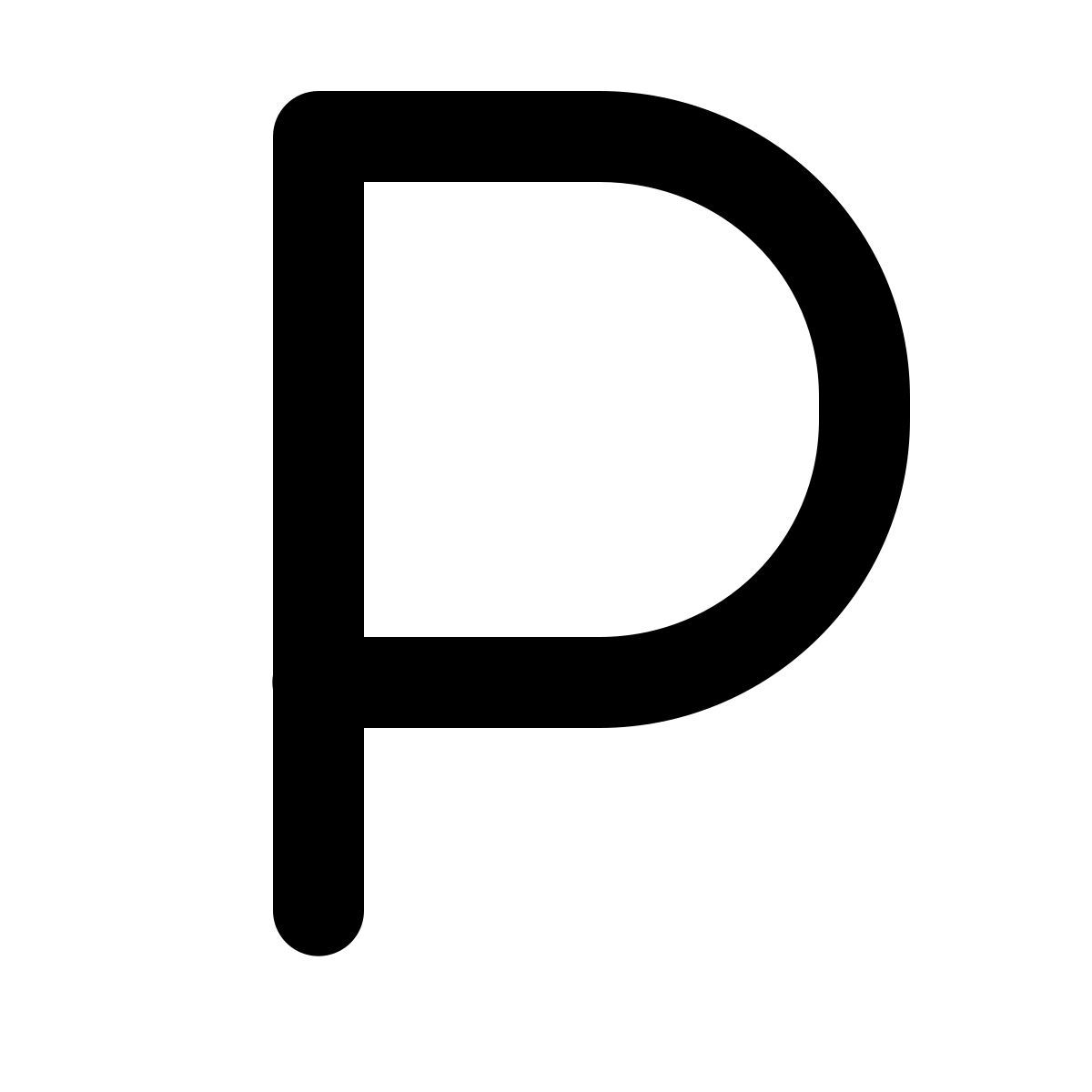 forma regular style p icon