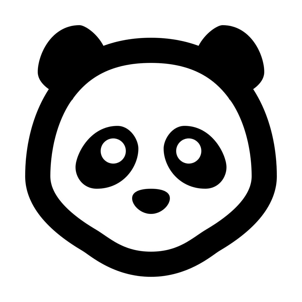 forma regular style panda icon