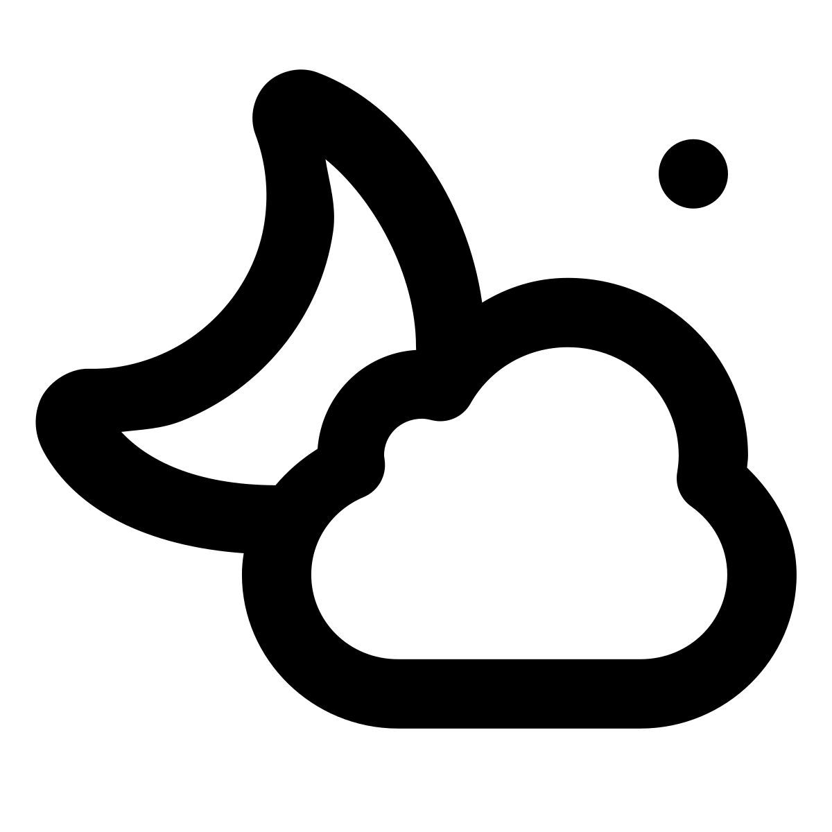 forma regular style night icon