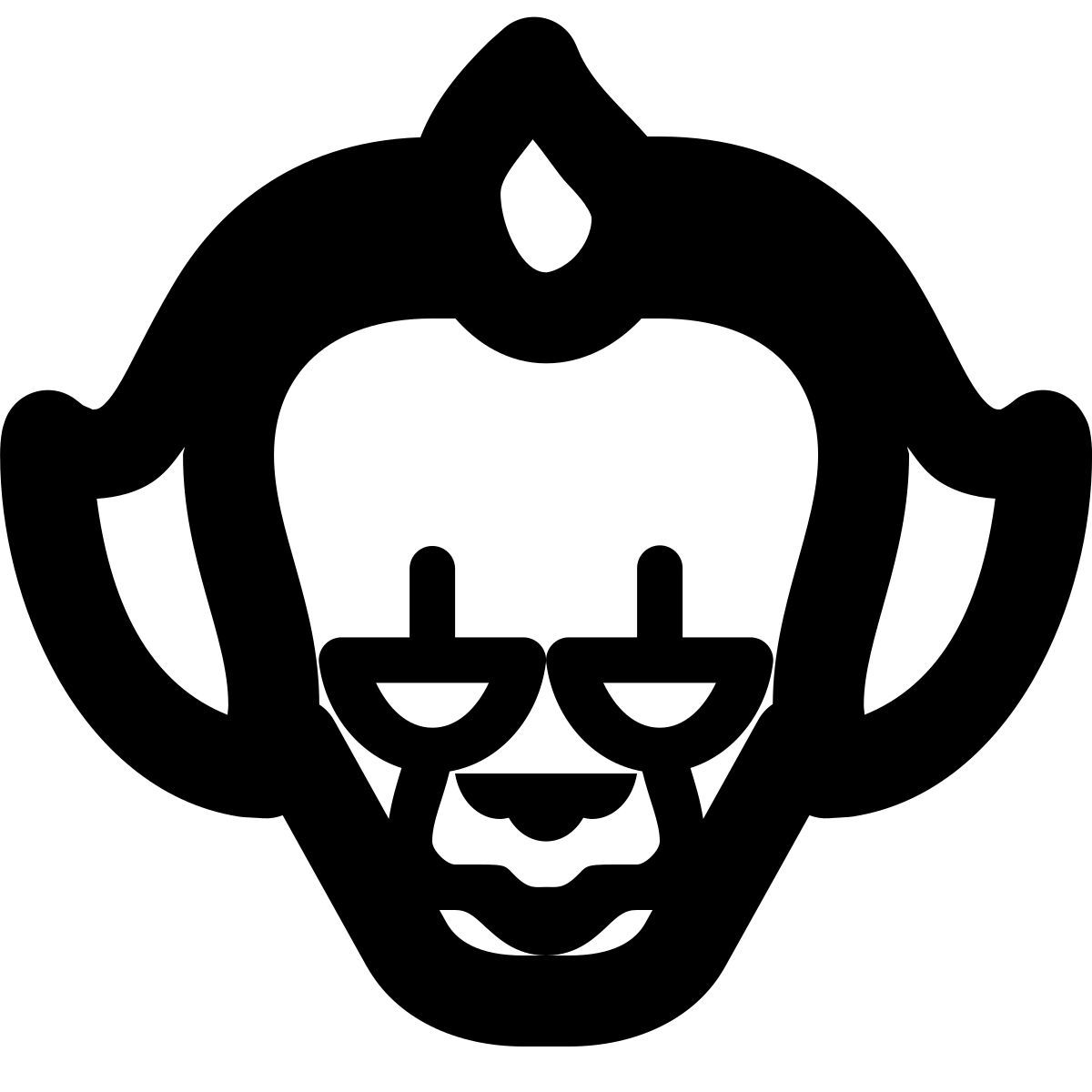 forma regular style clown icon