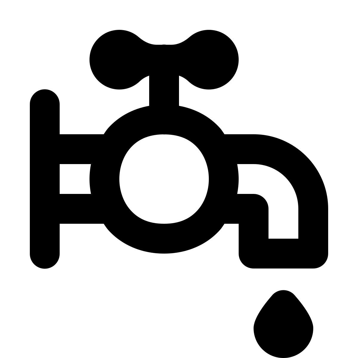 forma regular style 수도꼭지 icon