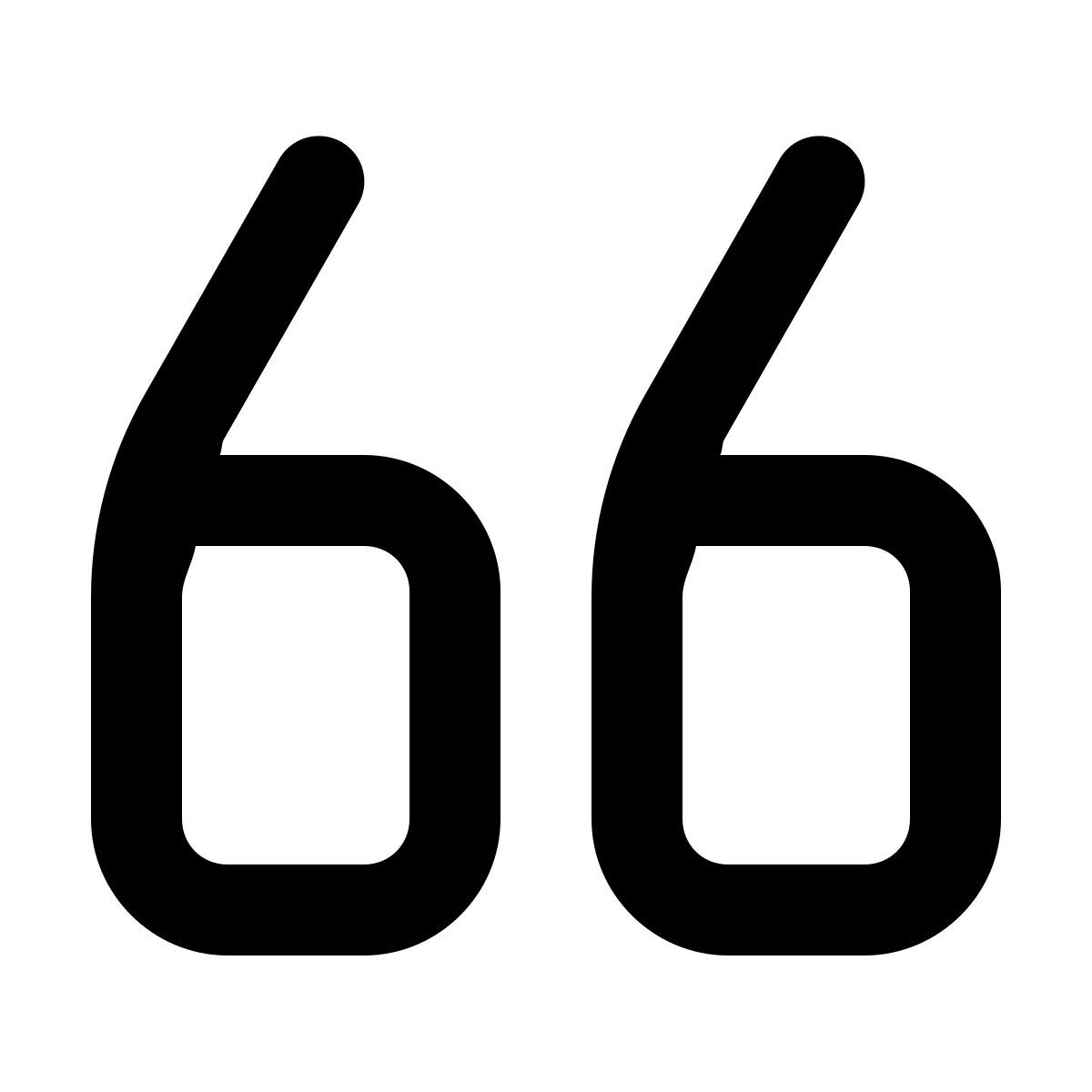 forma regular style anführungszeichen unten (links) icon