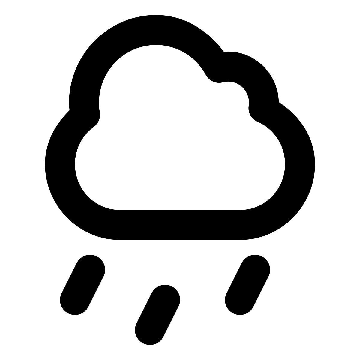 forma regular style rain icon