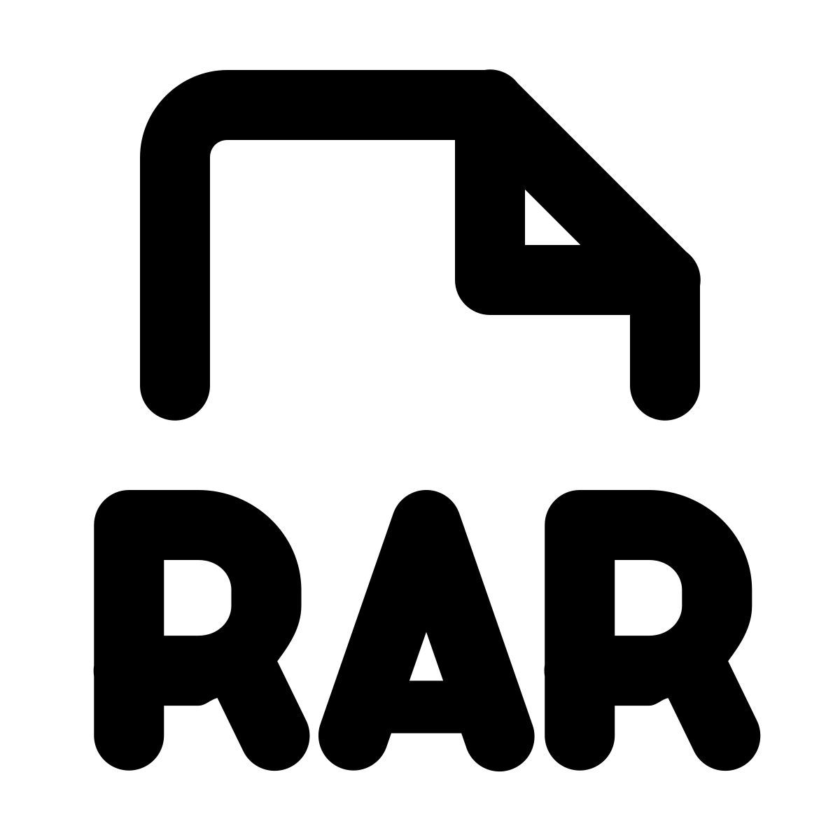 forma regular style rar icon