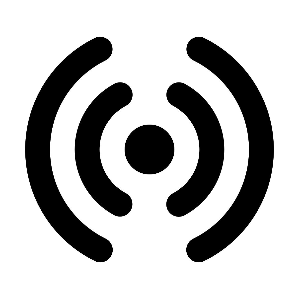 forma regular style segnale rfid icon