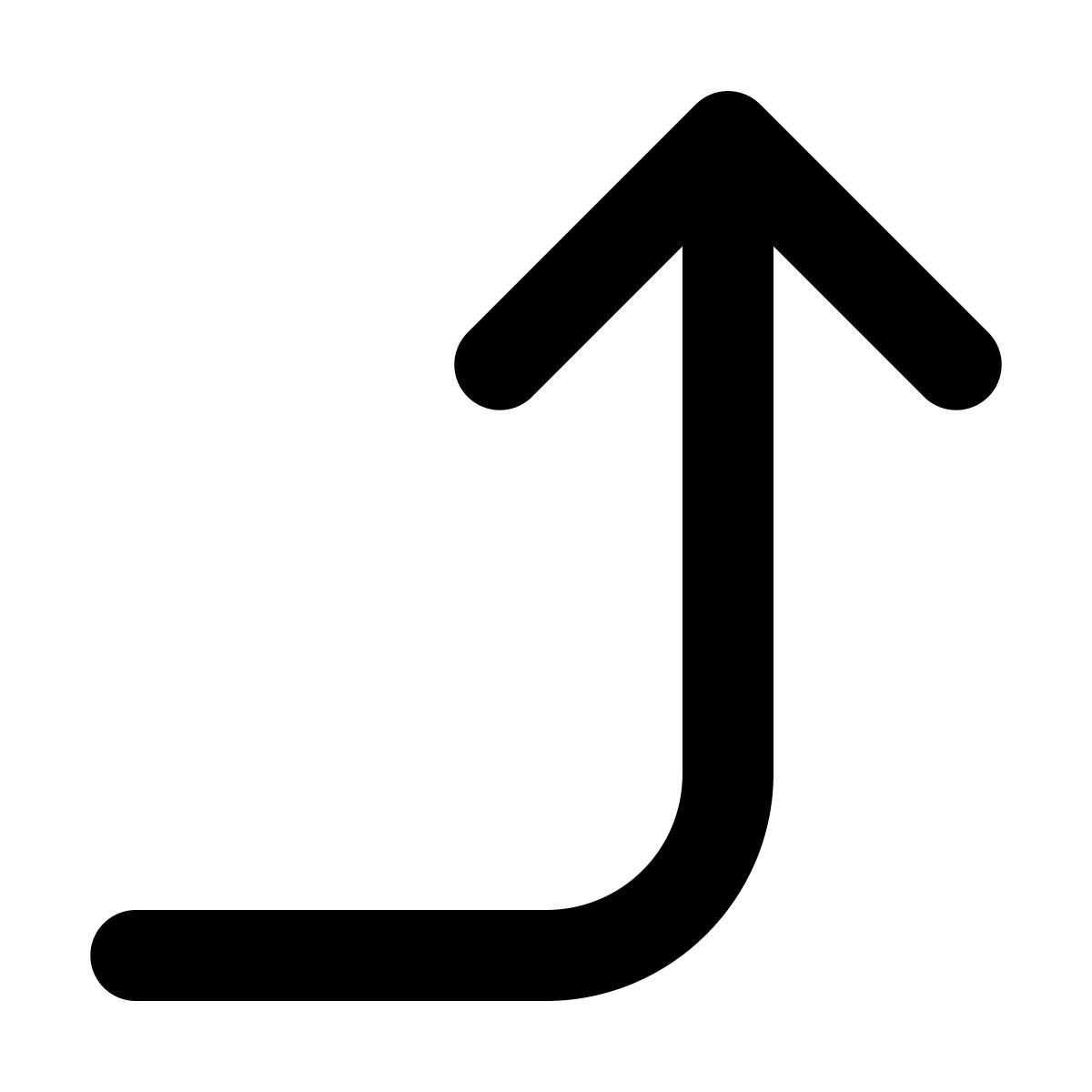 forma regular style rightward up arrow icon