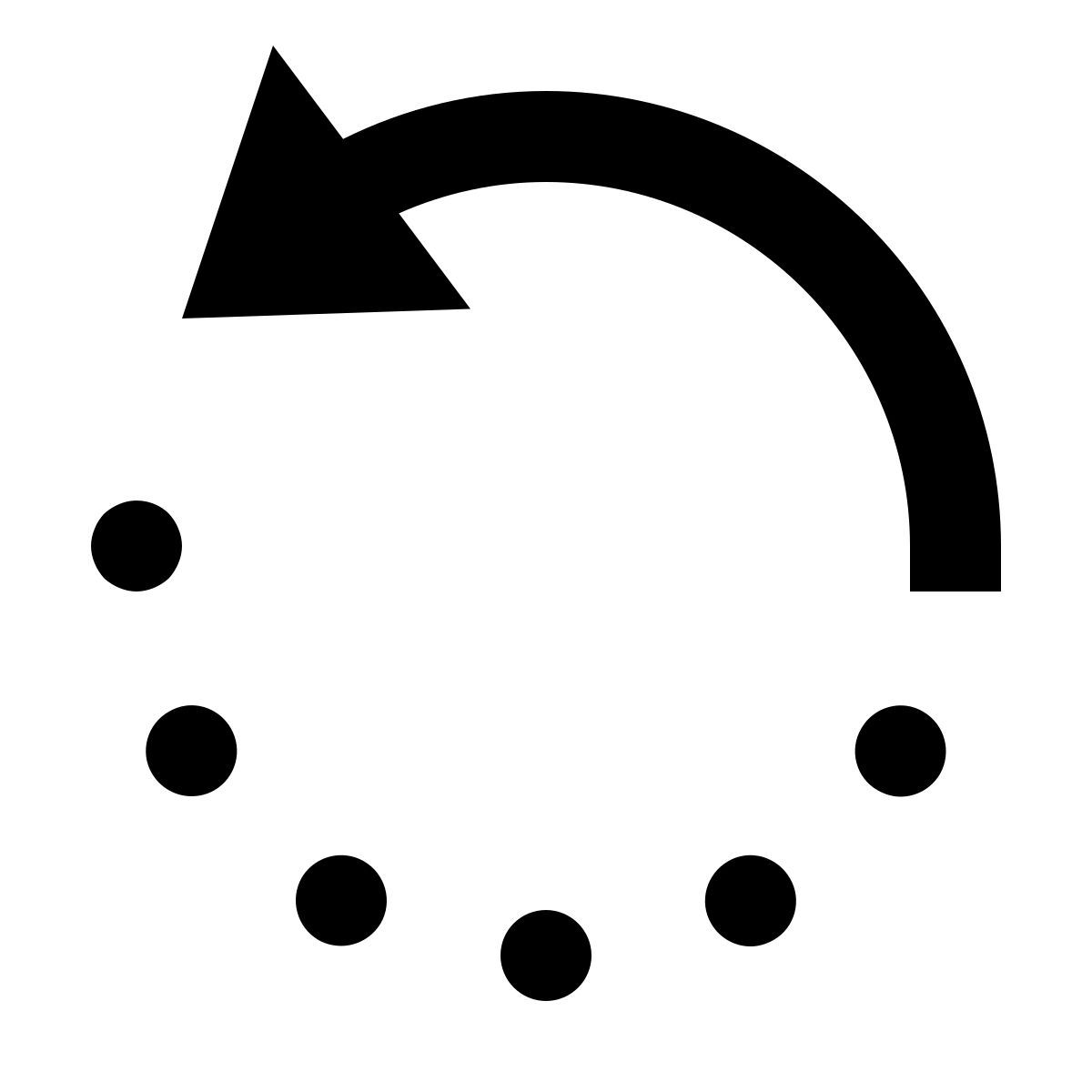 forma regular style rotate left icon