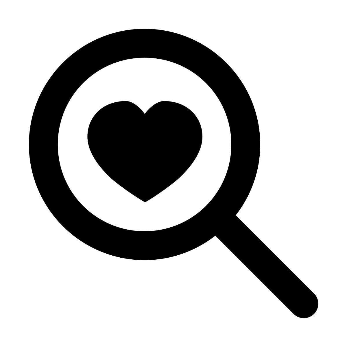 forma regular style suche nach liebe icon