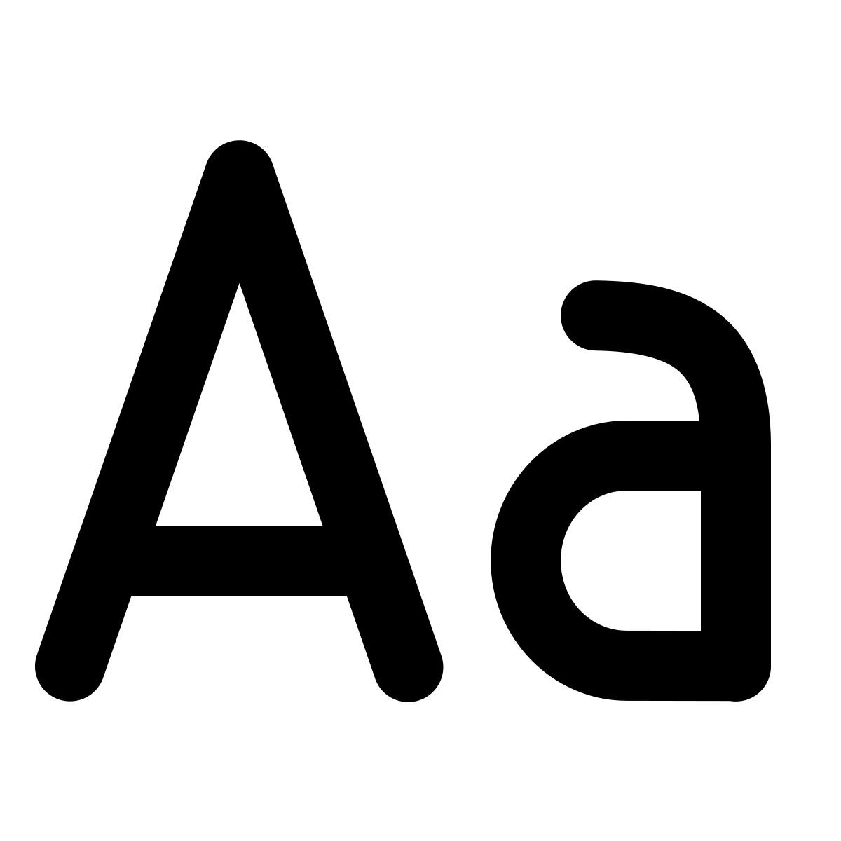 forma regular style 문장 케이스 icon