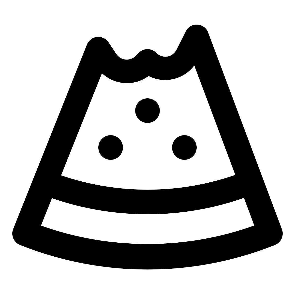 forma regular style 수박 한 조각 icon