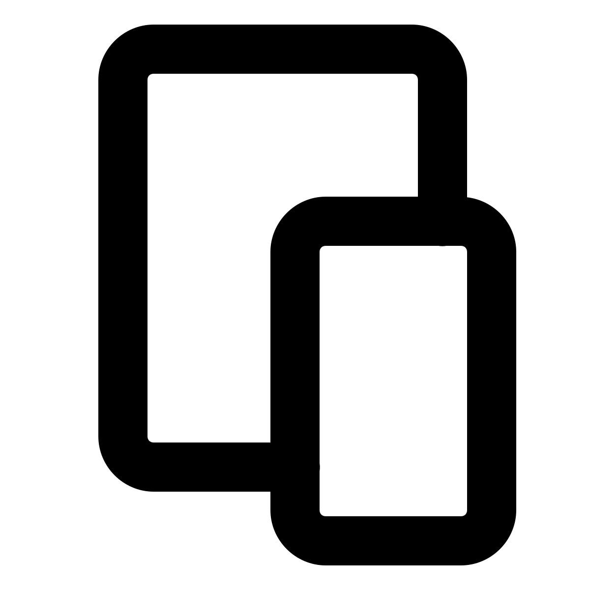 forma regular style smartphone tablet icon