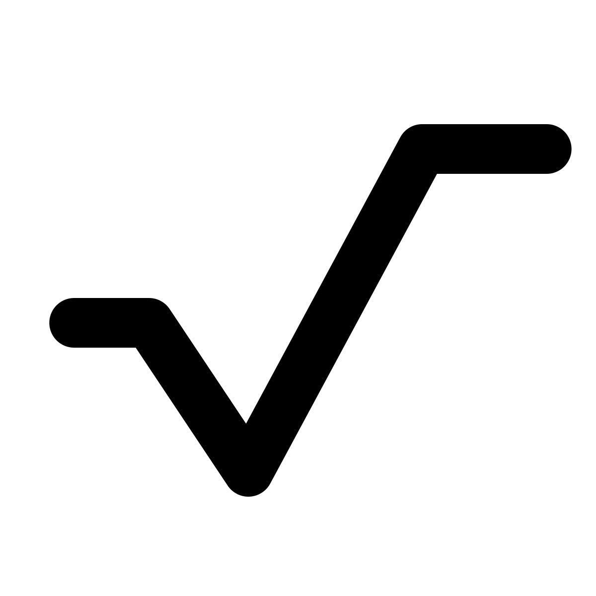 forma regular style raíz cuadrada icon