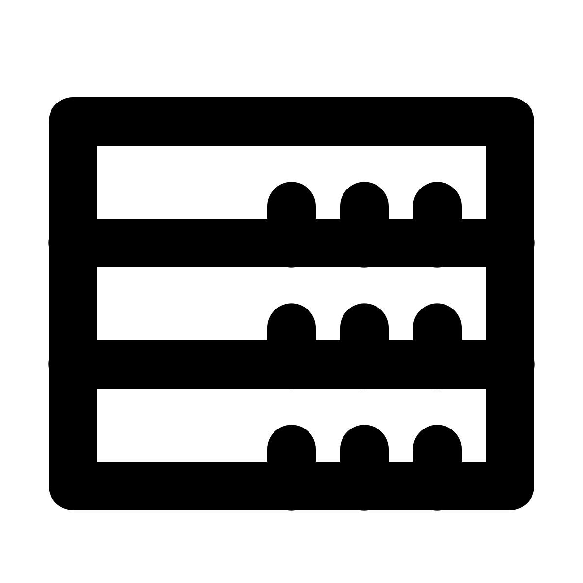 forma regular style pila icon