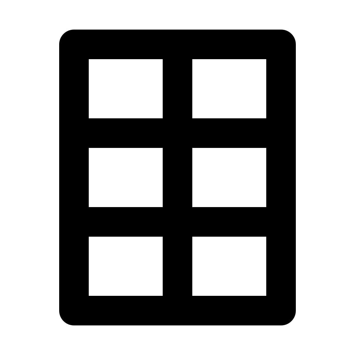 forma regular style table icon