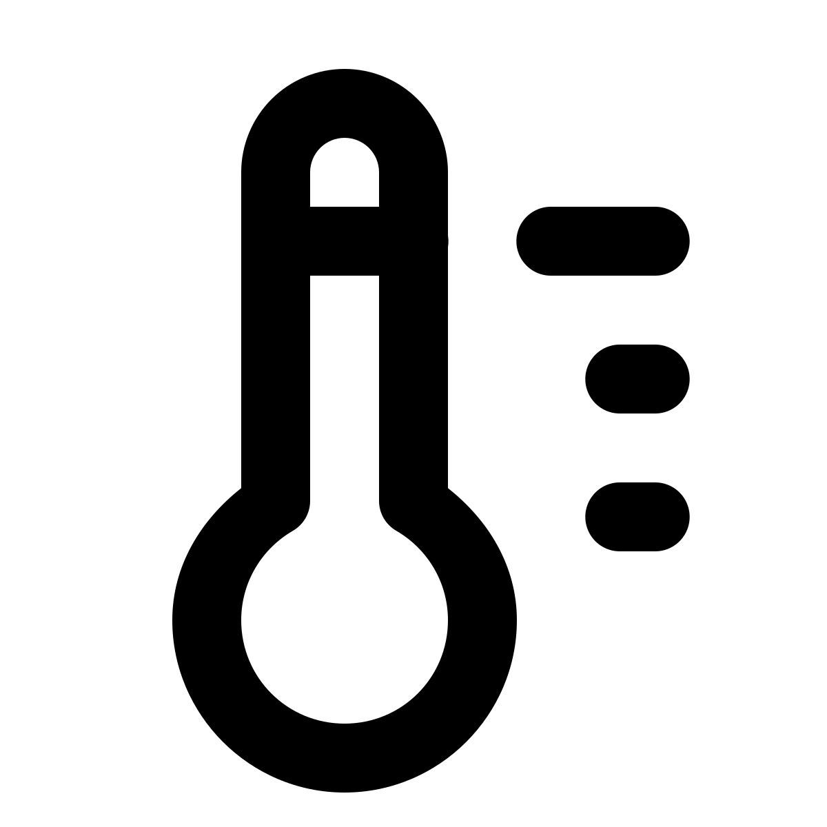 forma regular style temperatura icon