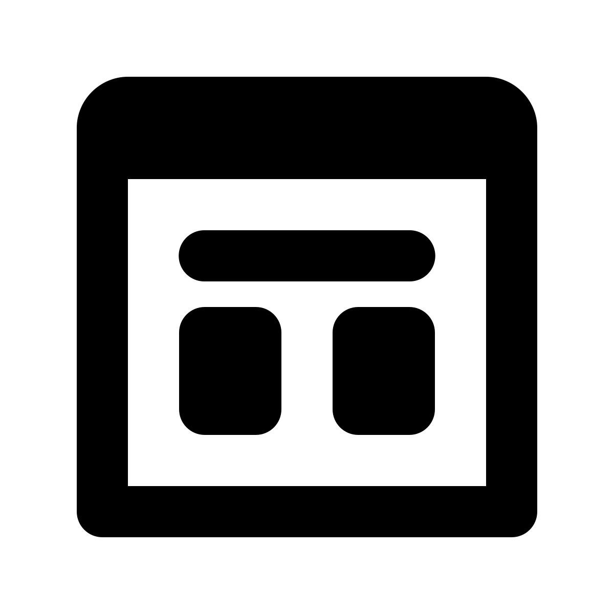 forma regular style template icon