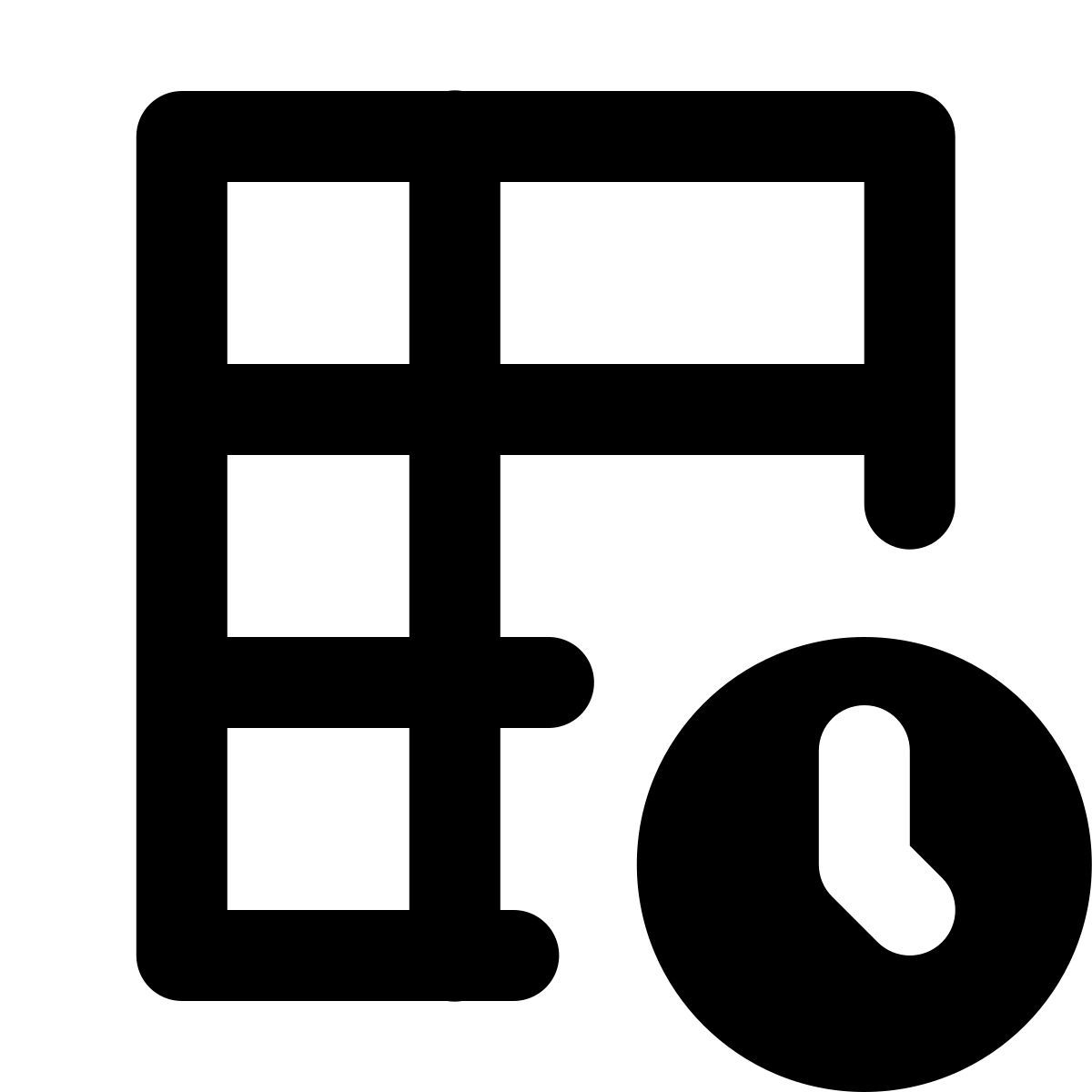 forma regular style 시간표 icon