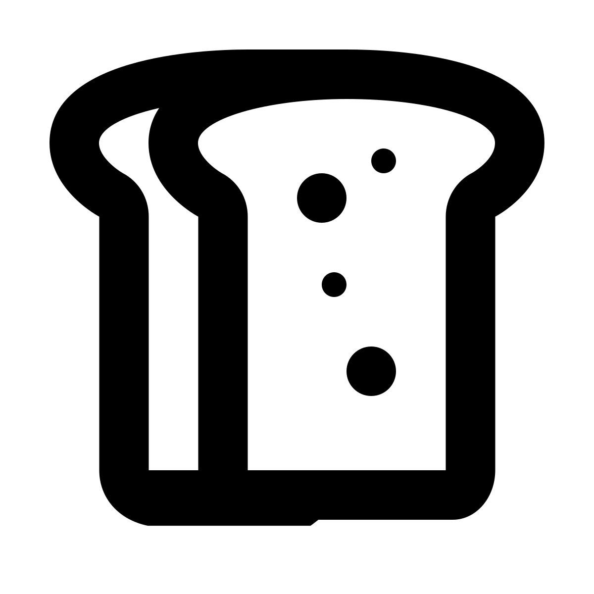 forma regular style tostada icon