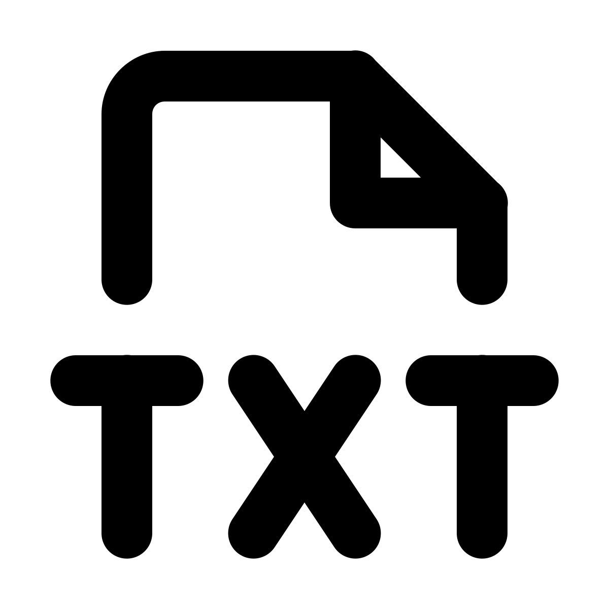 forma regular style txt icon
