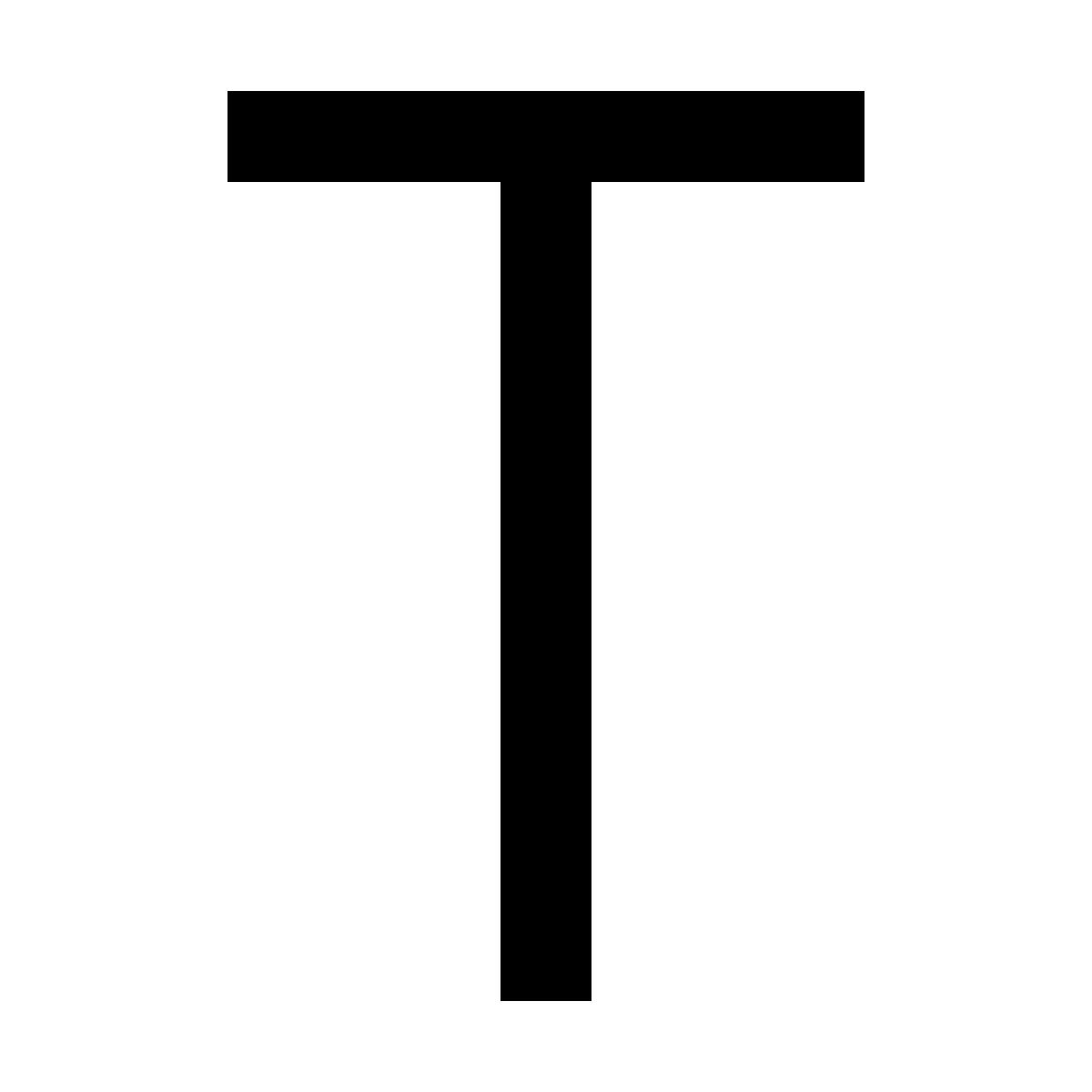 forma regular style tipo carattere icon