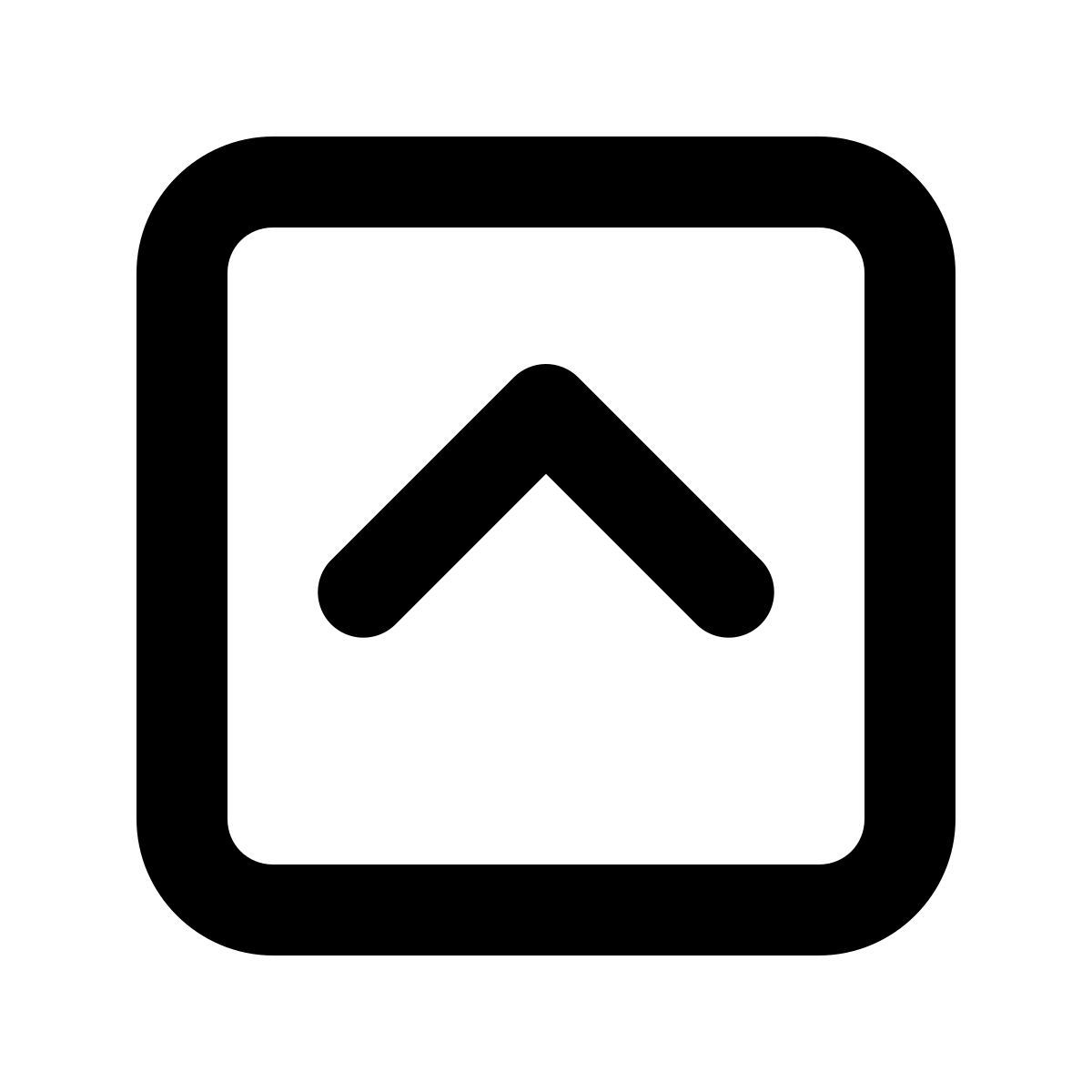 forma regular style up squared icon