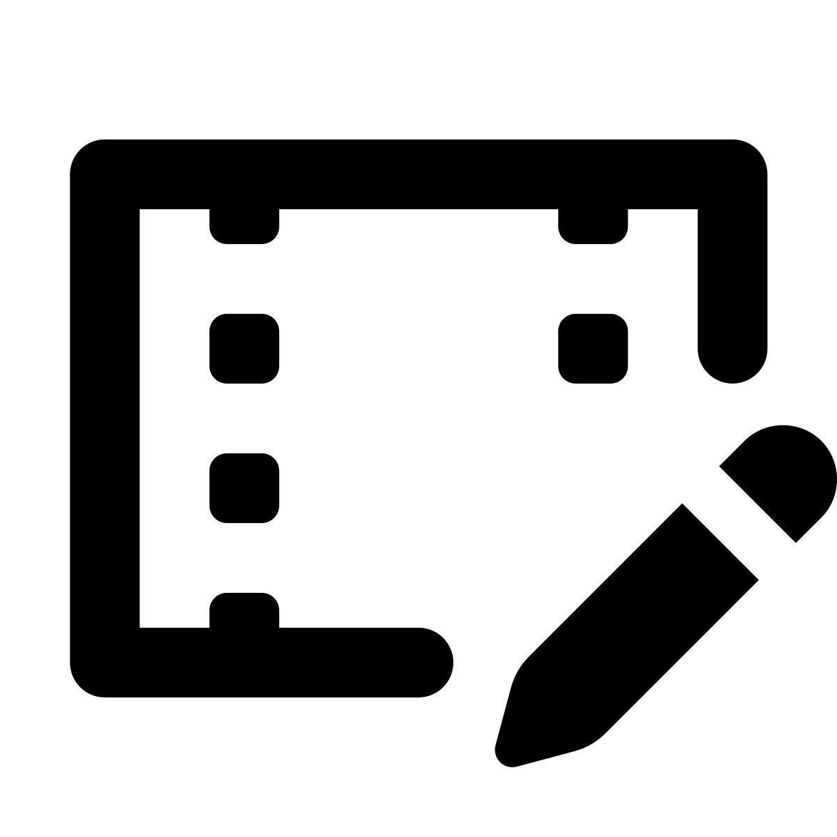 forma regular style 비디오 편집 icon