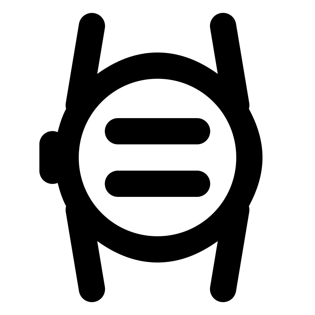 forma regular style wristwatch icon