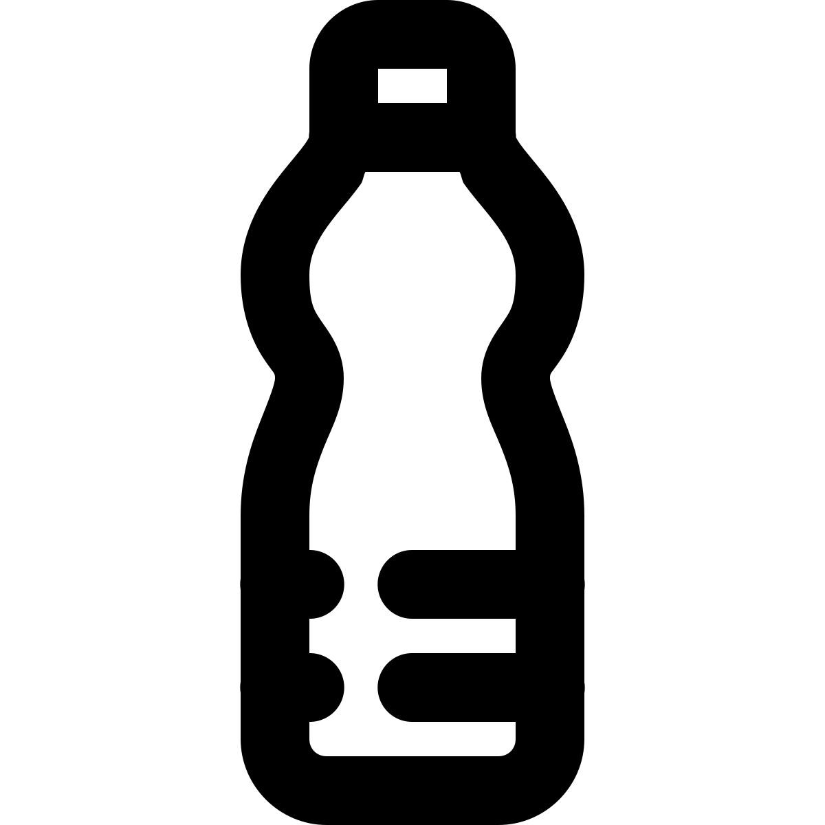 forma regular style water bottle icon