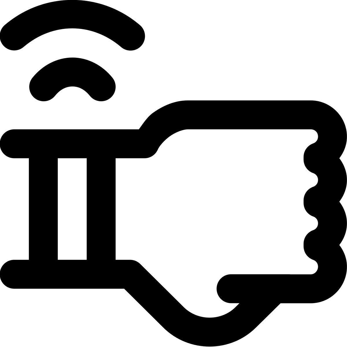 forma regular style tragbare technologie icon