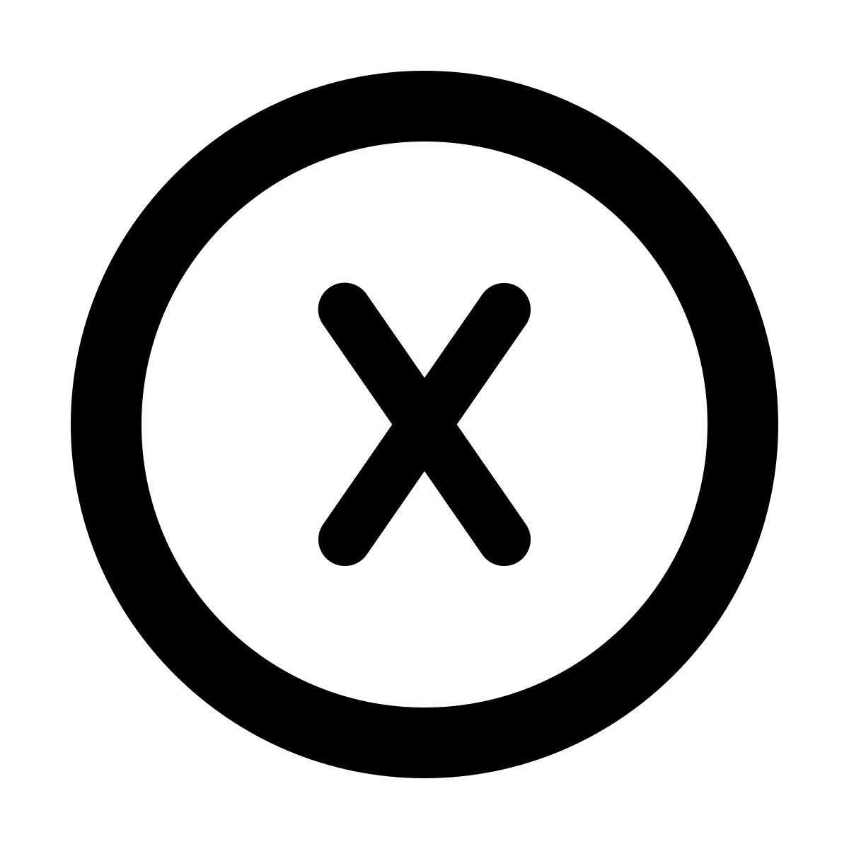 forma regular style xbox x icon