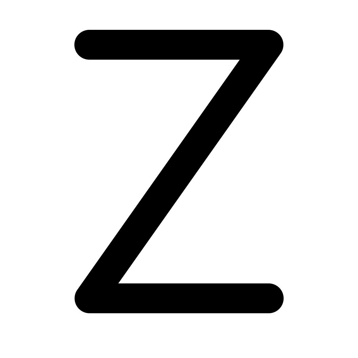 forma regular style z icon