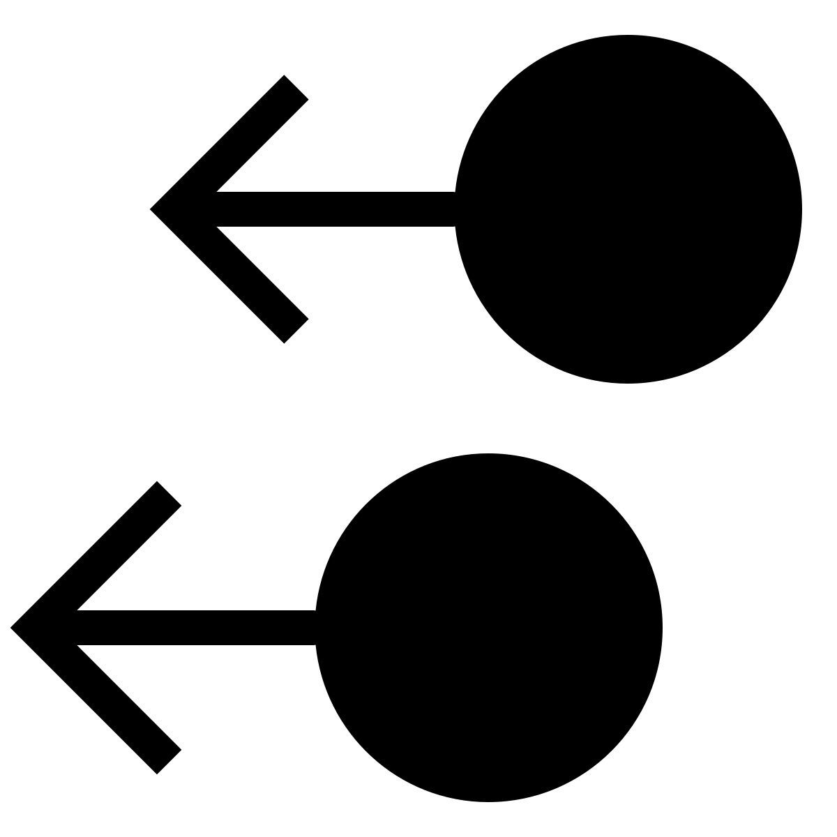 forma thin filled sharp style 两指向左滑动 icon