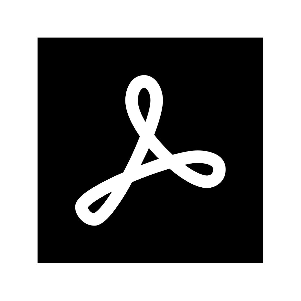 forma thin filled sharp style adobe acrobat icon