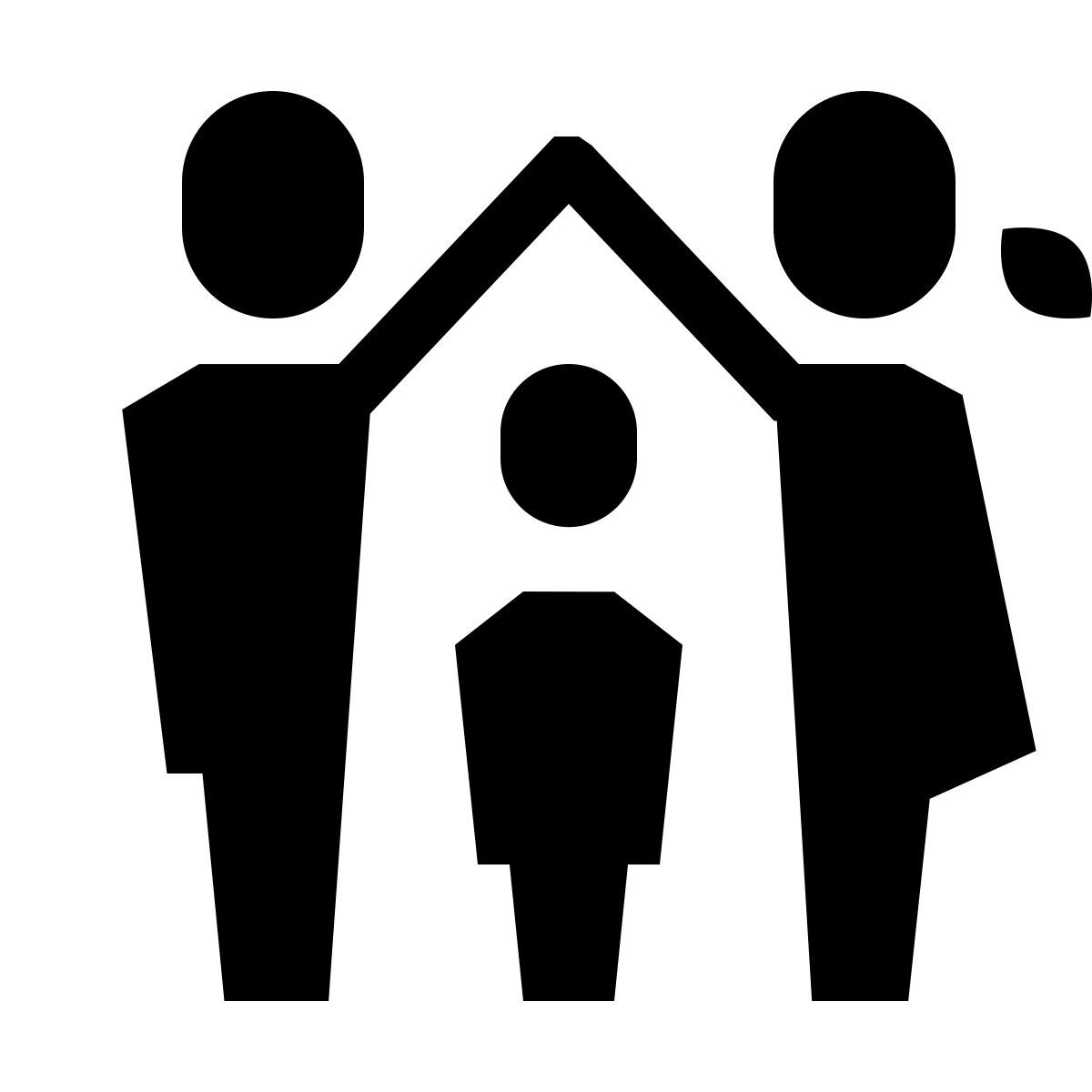 forma thin filled sharp style garçon adopté icon