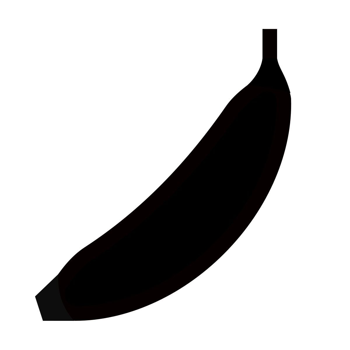 forma thin filled sharp style plátano icon