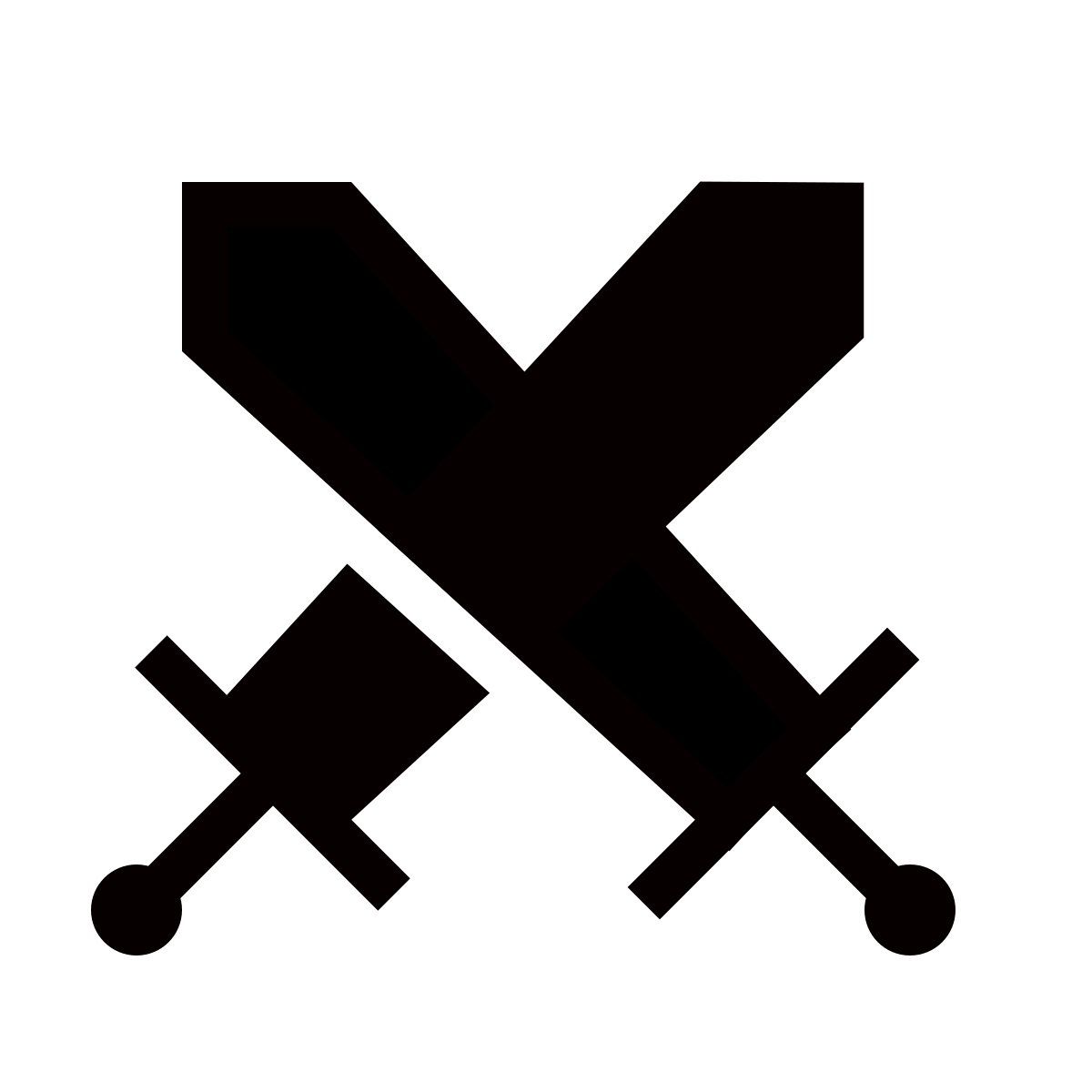 forma thin filled sharp style battle icon