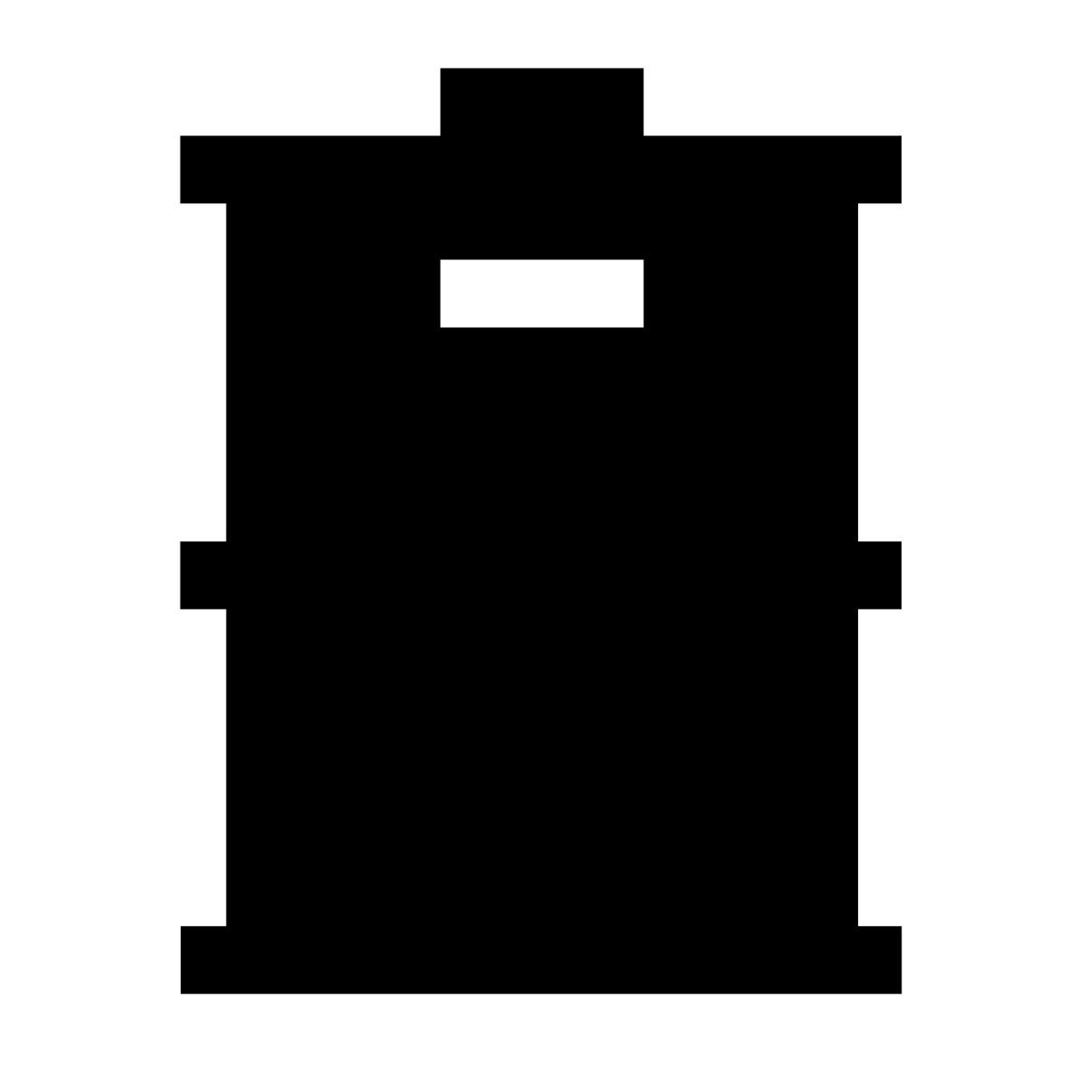 forma thin filled sharp style barril de cerveza icon