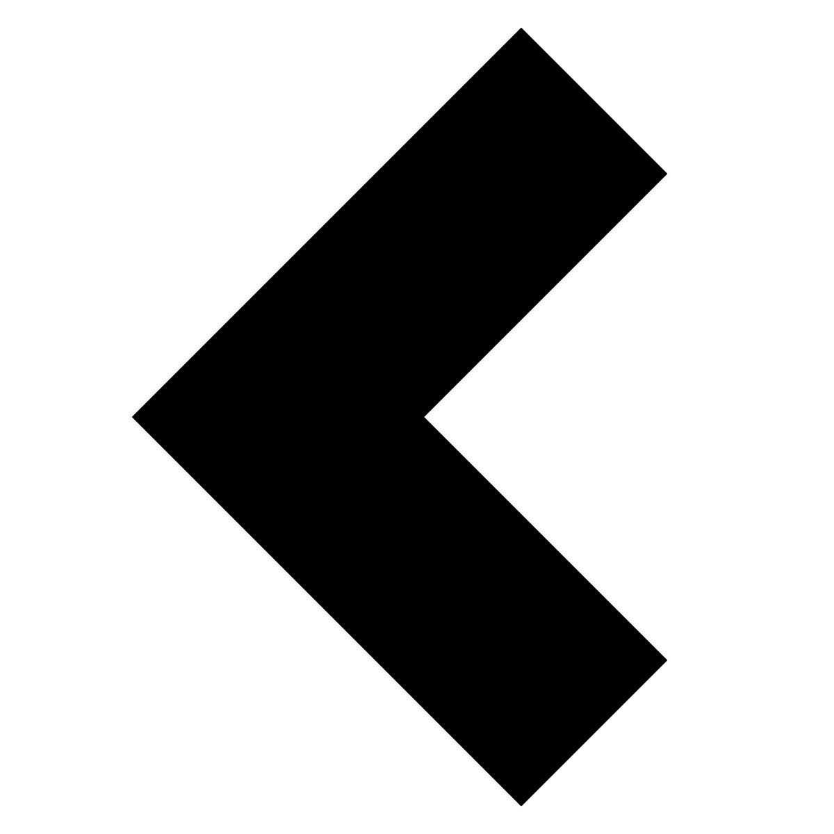 forma thin filled sharp style 雪佛龙左 icon