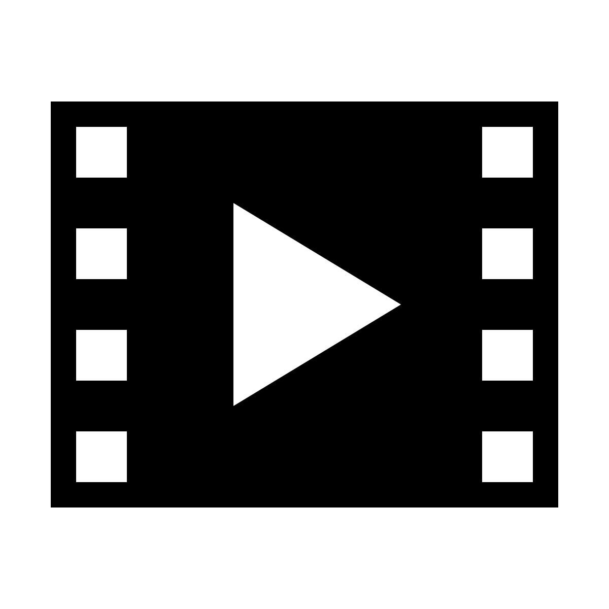 forma thin filled sharp style film icon