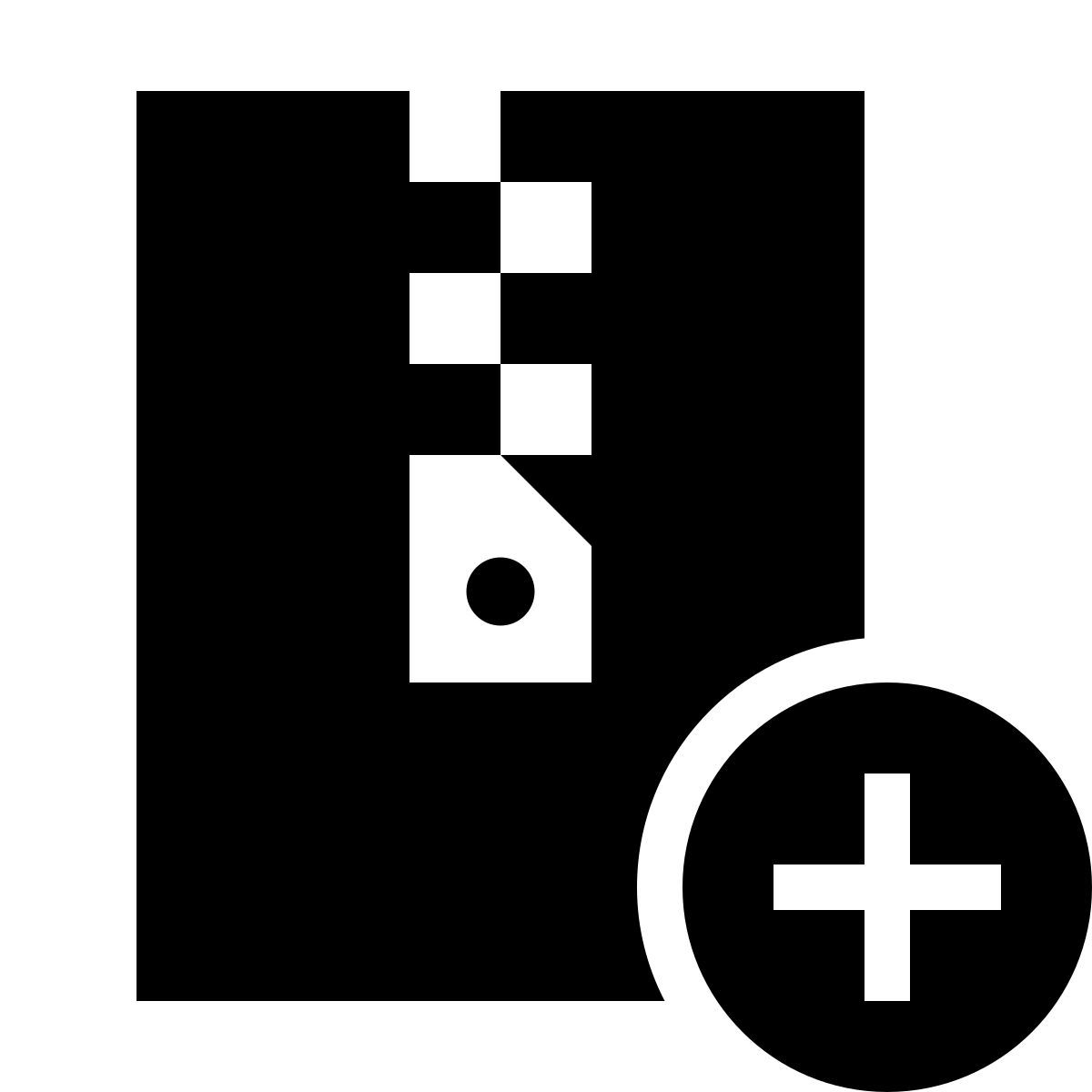 forma thin filled sharp style créer l'archive icon