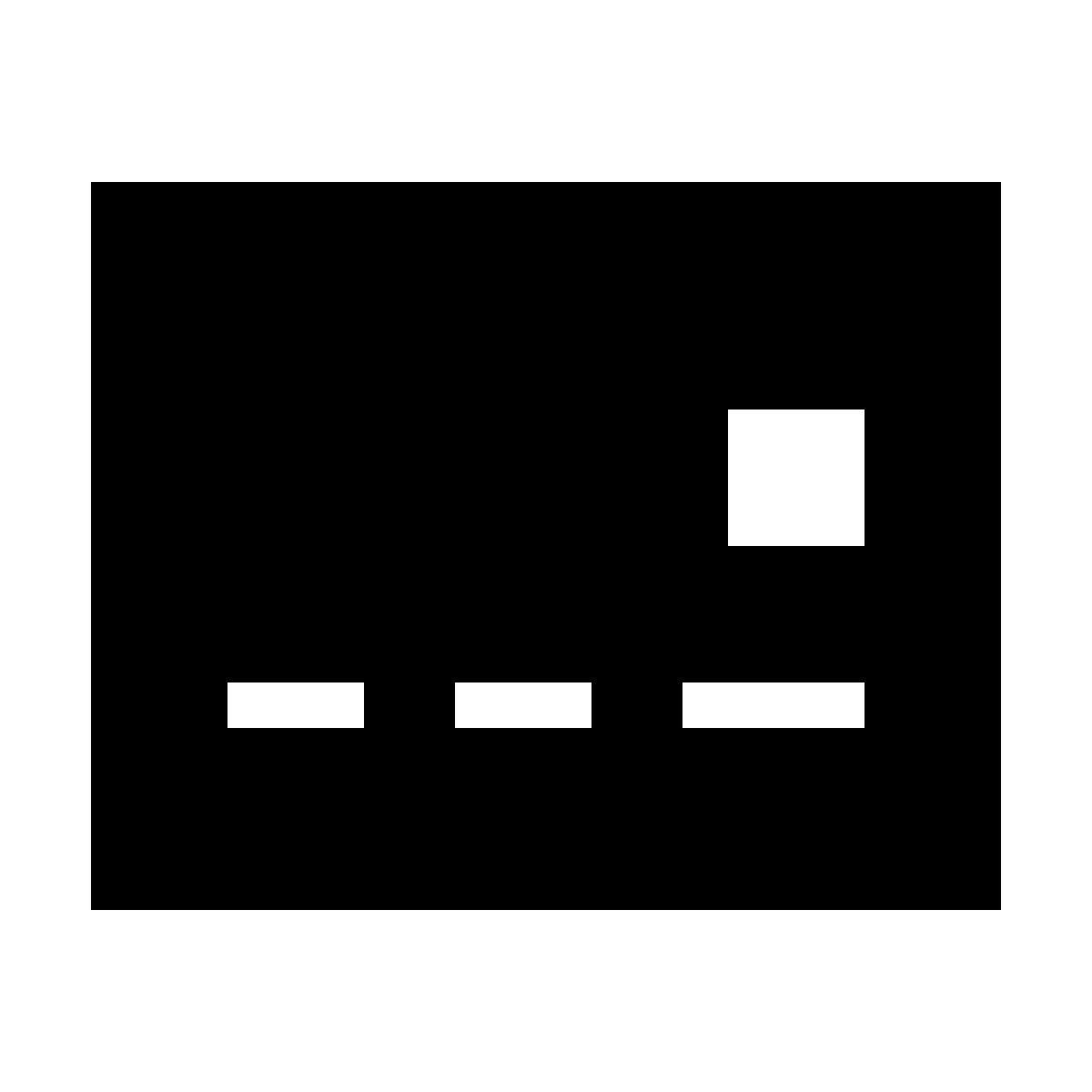 forma thin filled sharp style fronte carta di credito icon