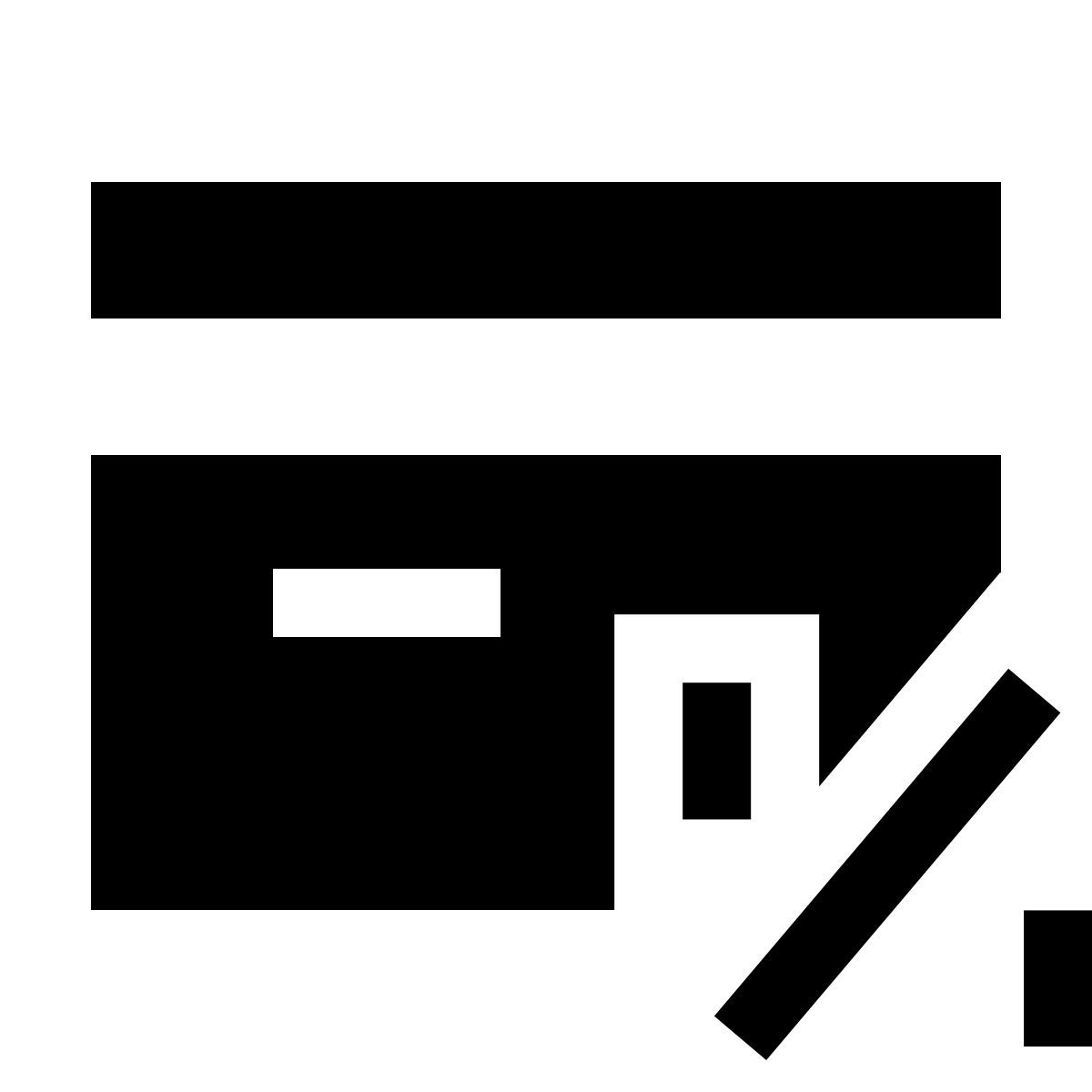 forma thin filled sharp style interessi della carta di credito icon