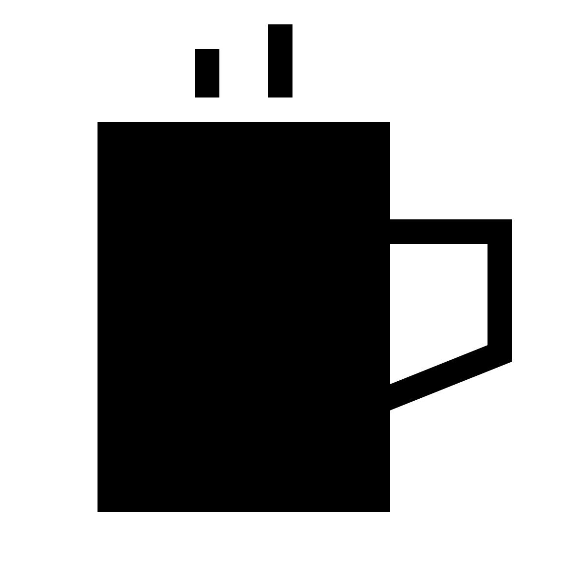 forma thin filled sharp style tasse icon